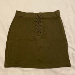 Forever 21 Olive Skirt